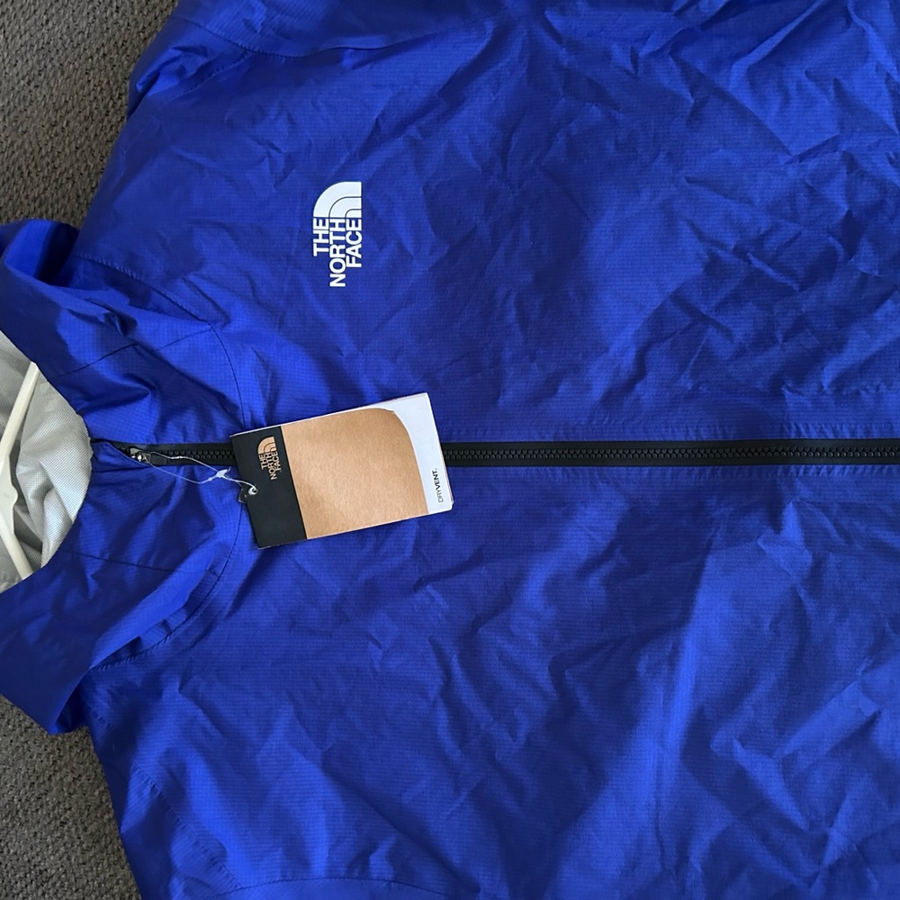 The North Face lapis Blue windbreaker